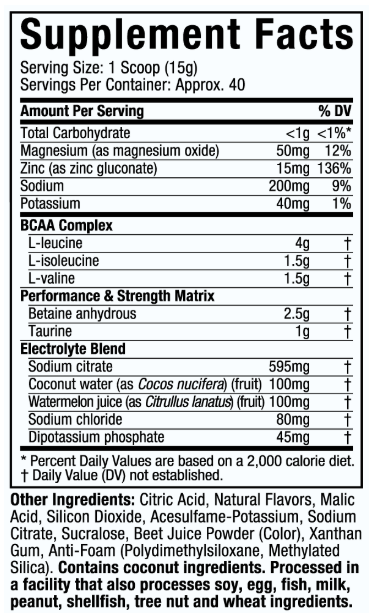 MuscleTech Amino Build BCAA Formula Strawberry Watermelon 40 Servings