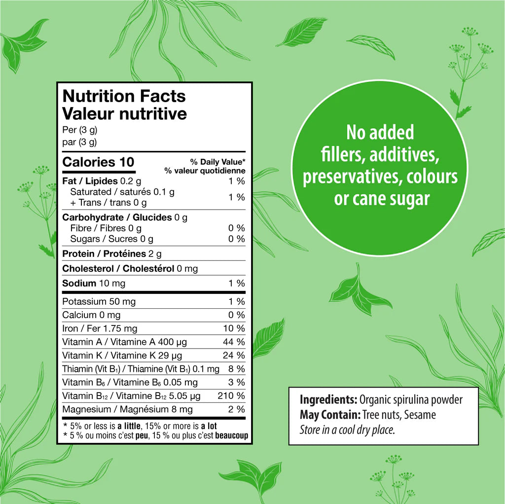 Organic Traditions Organic Spirulina Powder 150 Grams