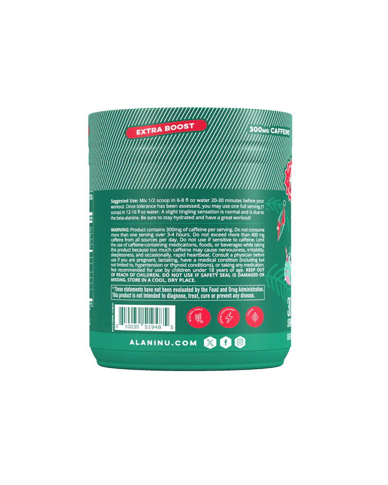 Alani Nu Pre-Workout+ Winter Wonderland 30 Servings