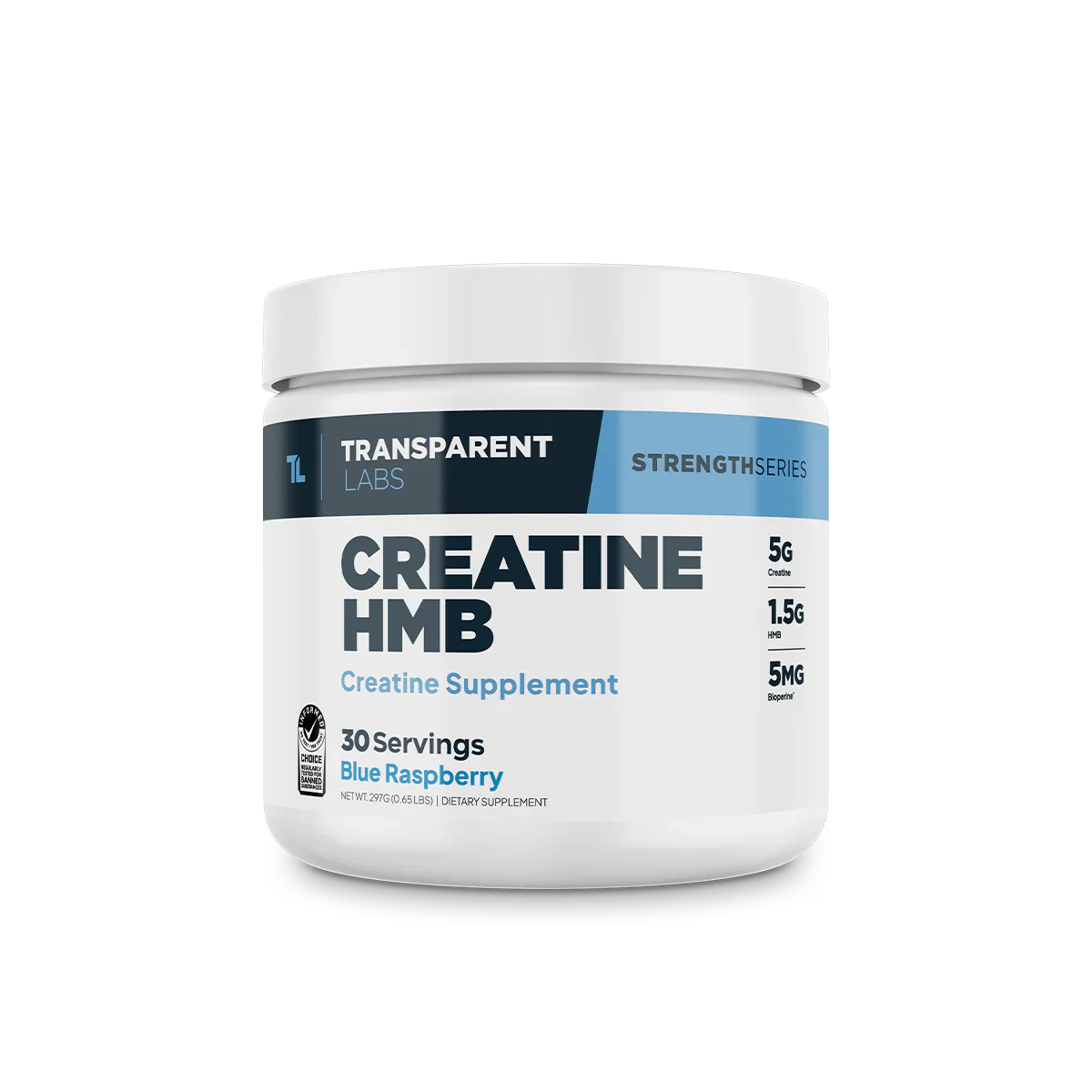 Transparent Labs Creatine HMB Blue Raspberry 30 Servings