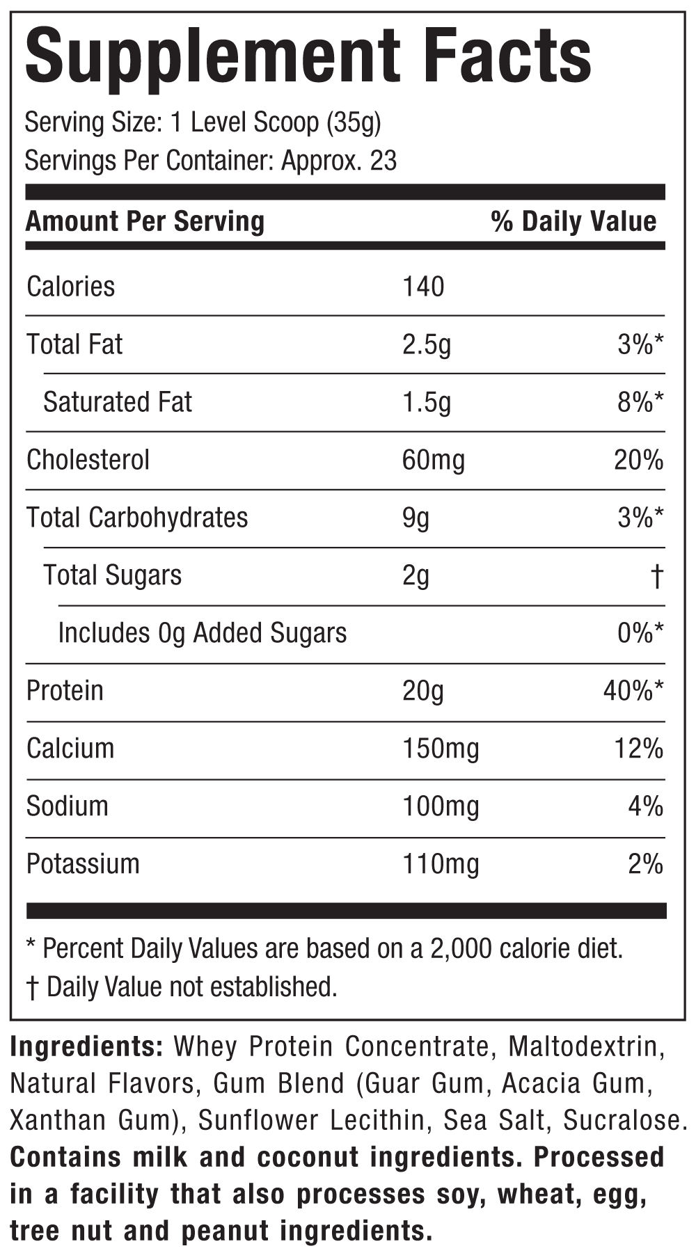 MuscleTech Grass-Fed 100% Whey Protein Deluxe Vanilla 2lb