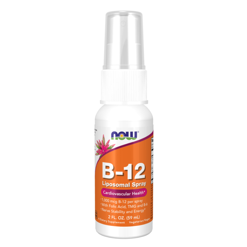 NOW Vitamin B-12 Liposomal Spray 2 oz
