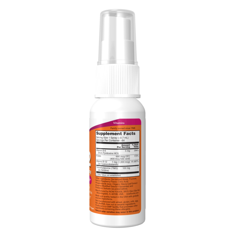 NOW Vitamin B-12 Liposomal Spray 2 oz