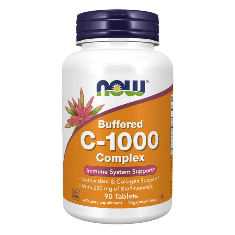 NOW Vitamin C-1000 Complex, Buffered 90 Tablets