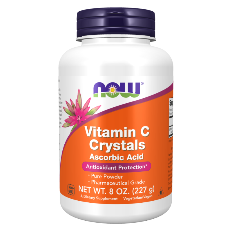 NOW Vitamin C Crystals Powder 8 oz