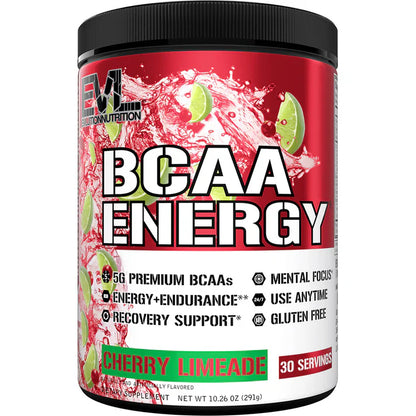 EVLution Nutrition BCAA Energy Cherry Limeade 30 Servings