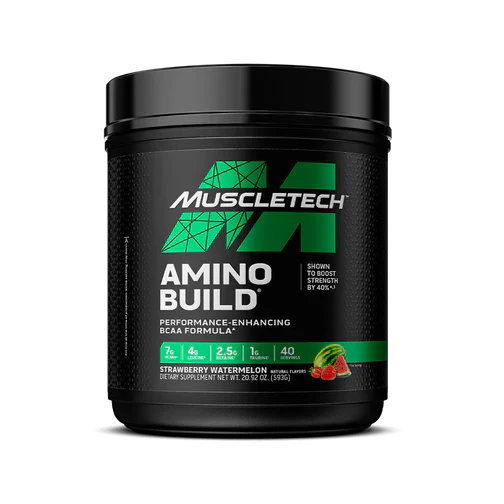 MuscleTech Amino Build BCAA Formula Strawberry Watermelon 40 Servings
