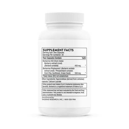 THORNE Berberine 60 Capsules
