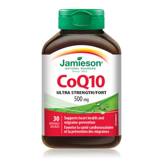 Jamieson CoQ10 500mg 30 Softgels