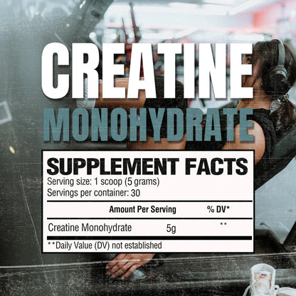 RAW Creatine Monohydrate Unflavoured 30 Servings