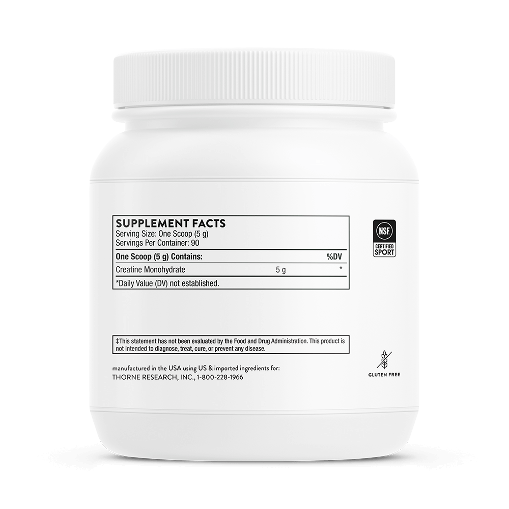 THORNE Creatine 90 Scoops
