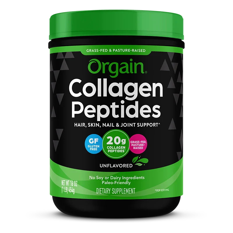 Orgain Grass Fed Pasture Raised Collagen Peptides Unflavoured 521 Grams