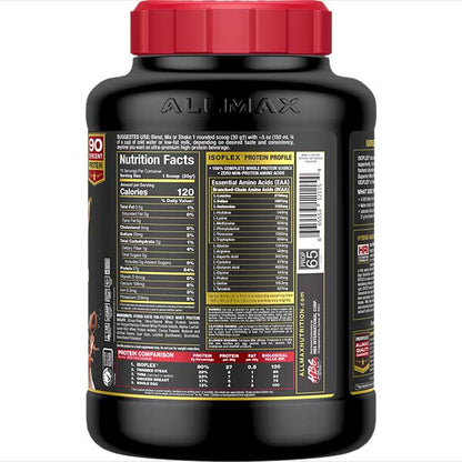 Allmax Isoflex: 100% Pure Whey Protein Isolate Powder Chocolate 5lbs