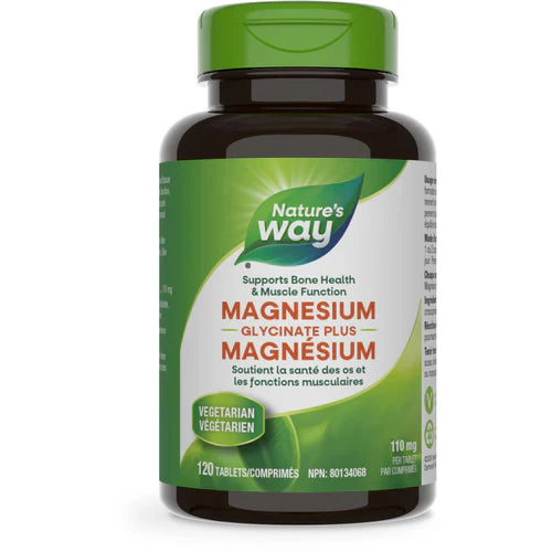 Nature's Way Magnesium Glycinate Plus 120 Tablets