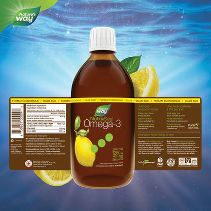 Nature's Way NutraSea Omega-3 Lemon 500 ml
