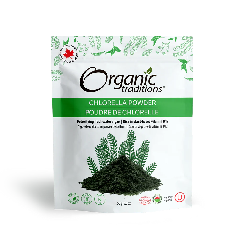 Organic Traditions Organic Chlorella Powder 150 Grams