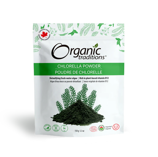 Organic Traditions Organic Chlorella Powder 150 Grams