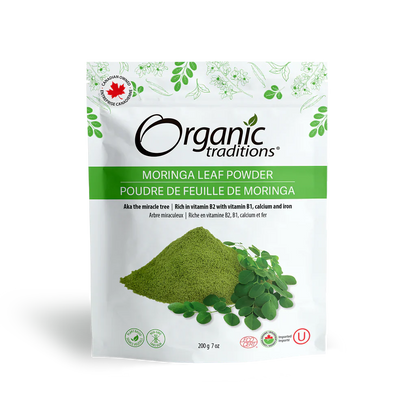 Organic Traditions Organic Moringa Leaf Powder 200 Grams