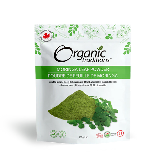Organic Traditions Organic Moringa Leaf Powder 200 Grams