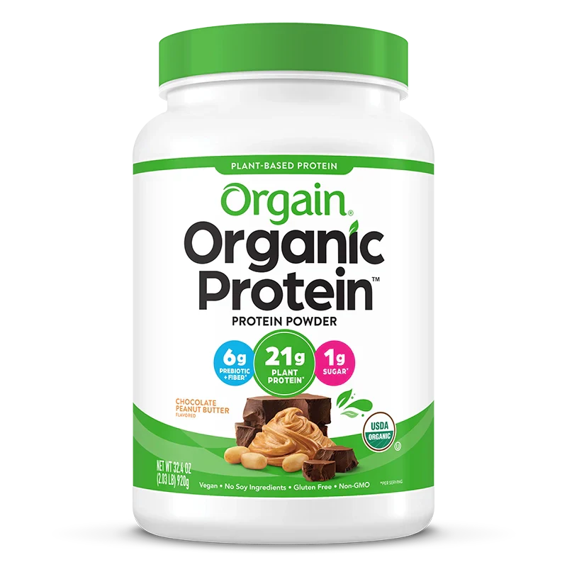 Orgain Organic Plant Based Protein Powder Chocolate Peanut Butter 920 Grams
