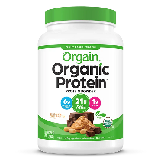 Orgain Organic Plant Based Protein Powder Chocolate Peanut Butter 920 Grams