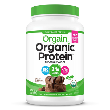 Orgain Organic Plant Based Protein Powder Creamy Chocolate Fudge 920 Grams