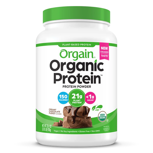 Orgain Organic Plant Based Protein Powder Creamy Chocolate Fudge 920 Grams
