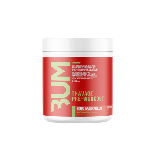 RAW Thavage Pre-Workout Sour Watermelon 40/20 Servings