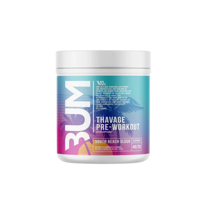 RAW Thavage Pre-Workout South Beach Slush 40/20 Servings