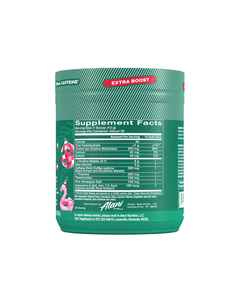 Alani Nu Pre-Workout+ Winter Wonderland 30 Servings