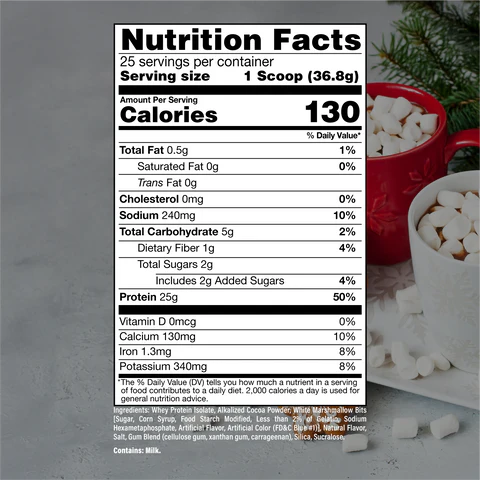 RAW Cbum Itholate Protein Froth-ted Hot Cocoa 25 Servings