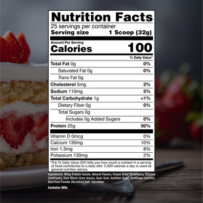 RAW Cbum Itholate Protein Strawberry Bumcake 25 Servings