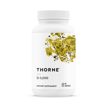 THORNE Vitamin D-5,000 60 Capsules- NSF Certified for Sport