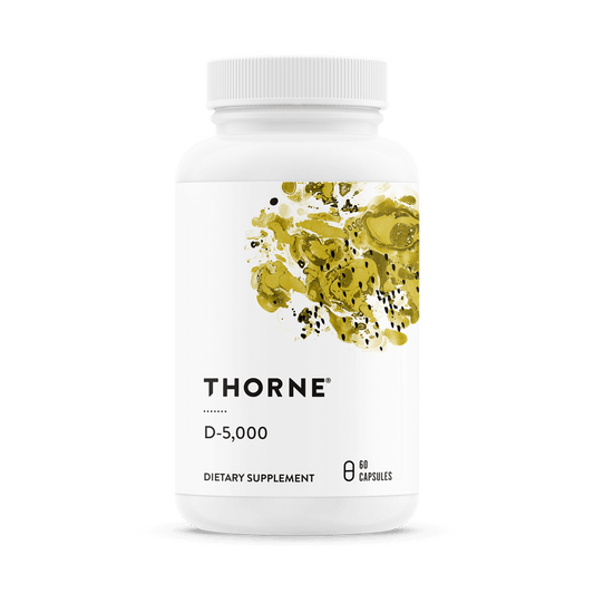 THORNE Vitamin D-5,000 60 Capsules- NSF Certified for Sport