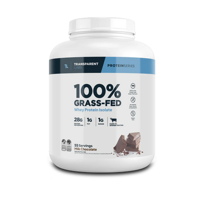 Transparent Labs 100% Grass-Fed Whey Protein Isolate 55 Servings Milk Chocolate