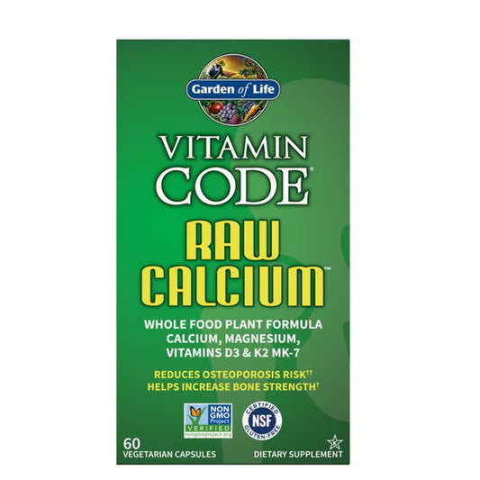 Garden of Life Vitamin Code Raw Calcium 60 Capsules