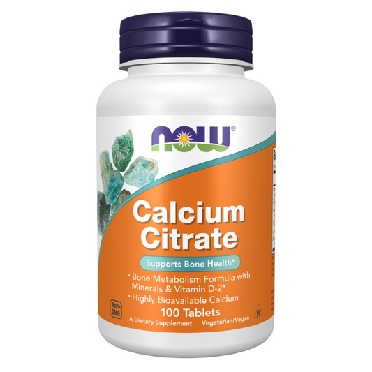 NOW Calcium Citrate 100 Tablets