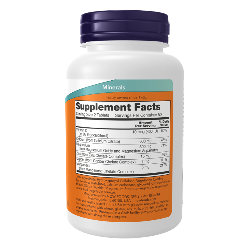 NOW Calcium Citrate 100 Tablets