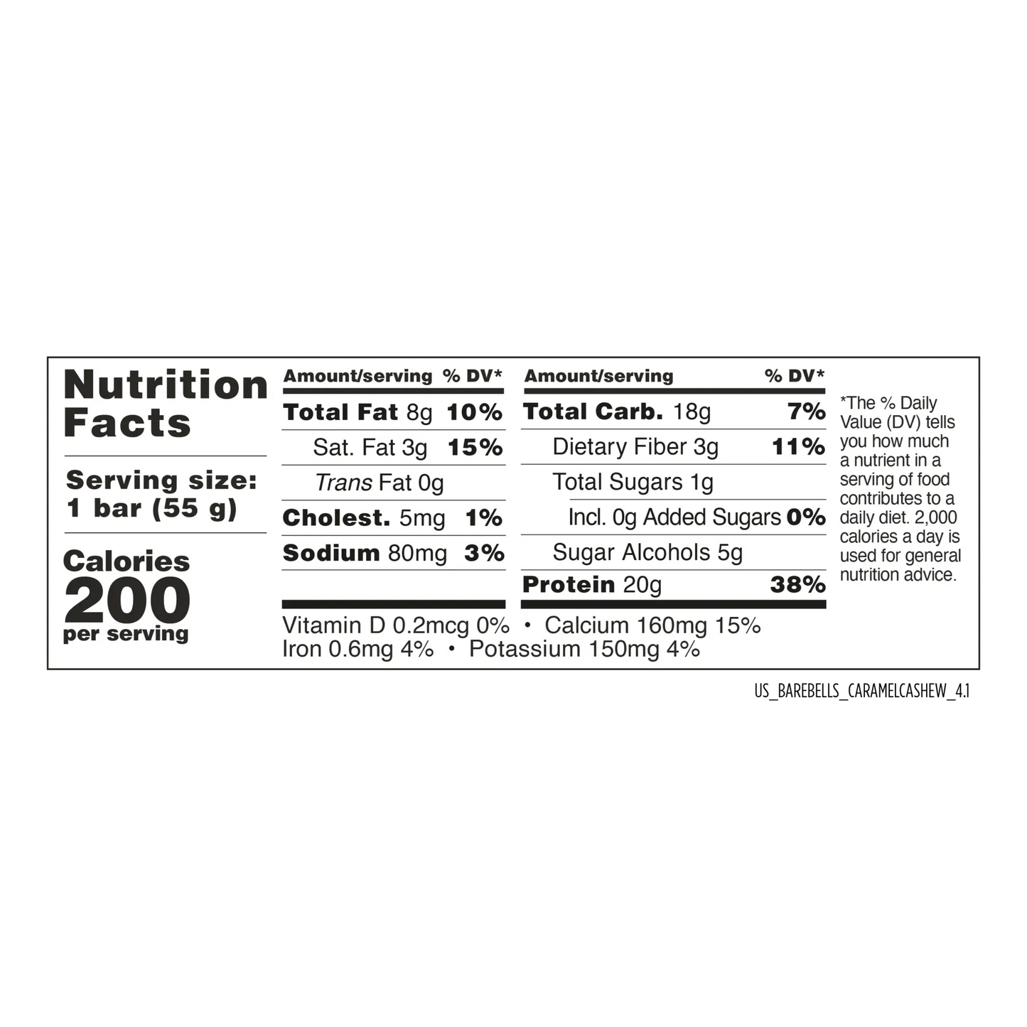 Barebells Protein Bar Caramel Cashew 12-Pack