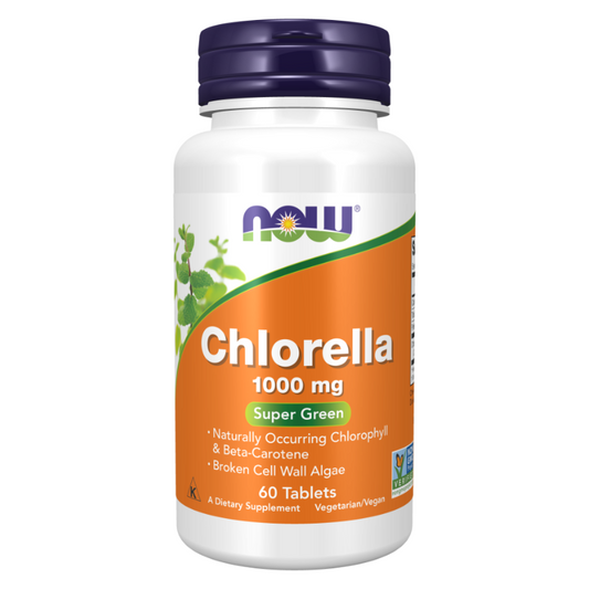 NOW Chlorella 1000 mg 60 Tablets