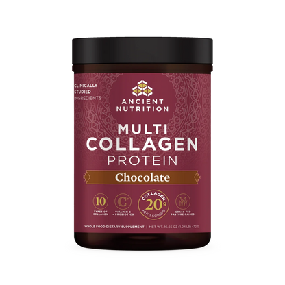 Ancient Nutrition Multi Collagen Protein Chocolate 45 Servings