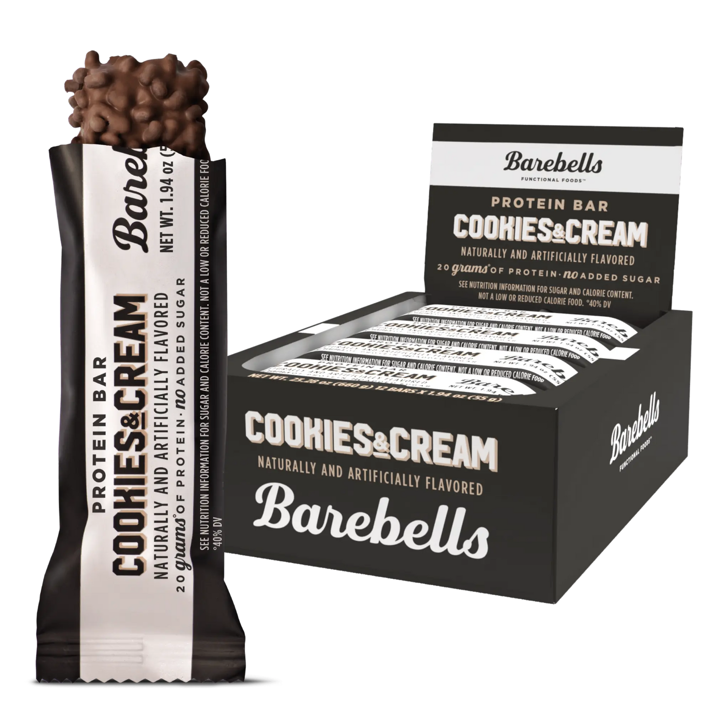 Barebells Protein Bar Cookies & Cream 12-Pack