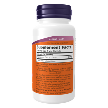 NOW CoQ10 30 mg 120 Capsules