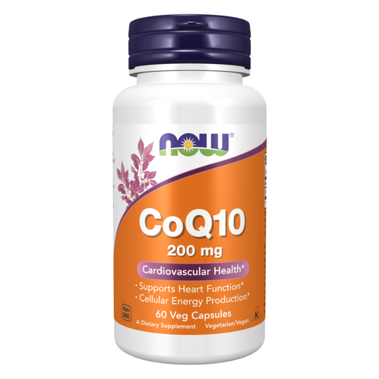 NOW CoQ10 200 mg 60 Capsules