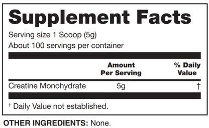 MYPROTEIN Creatine Monohydrate Powder Unflavoured 2.2lbs