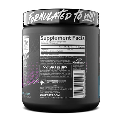 EFX Sports Kre-Alkalyn EFX Creatine Powder Blue Frost 220g