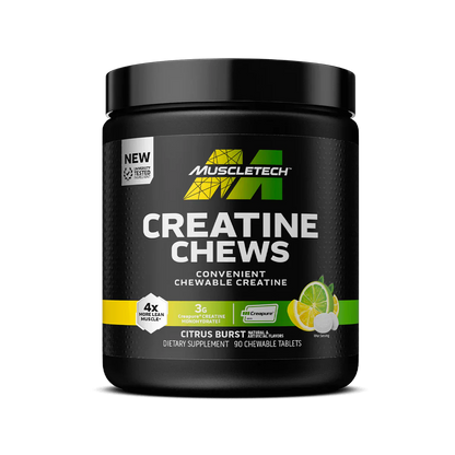 MuscleTech Creatine Chews Citrus Burst 30 Servings 2lbs