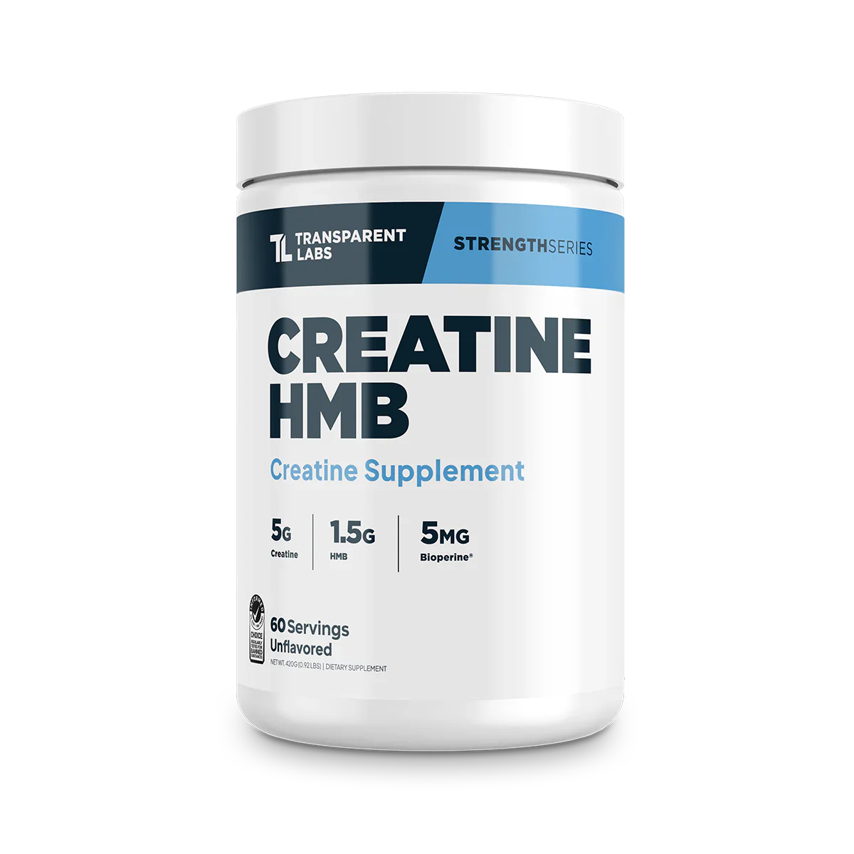Transparent Labs Creatine HMB Unflavoured 60 Servings