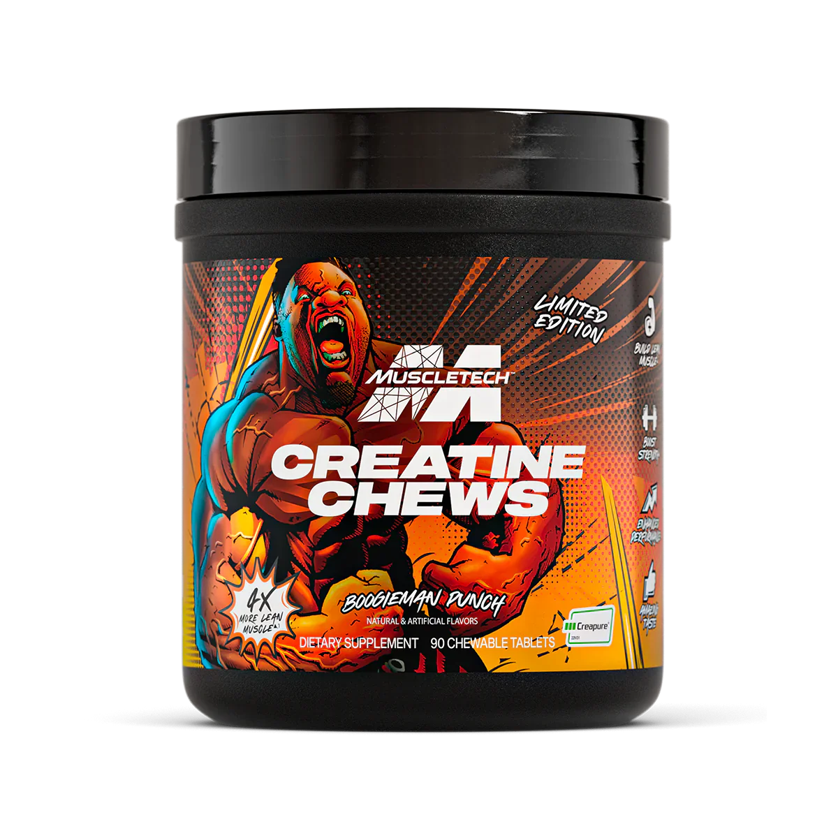 MuscleTech Creatine Chews Boogieman Punch 30 Servings