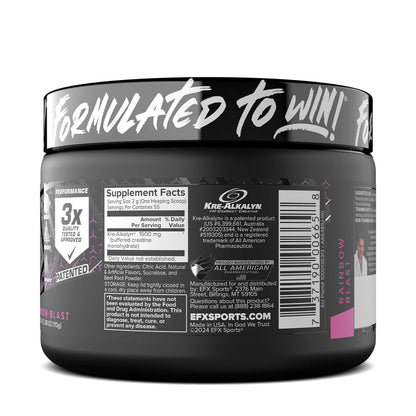 EFX Sports Kre-Alkalyn EFX Creatine Powder Rainbow Blast 110g